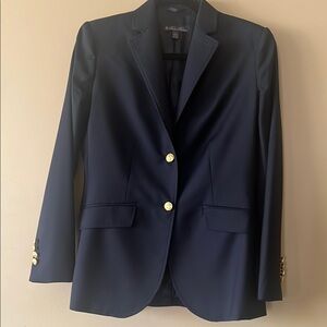 Brooks Brothers Blue and Gold Blazer Classic Single-Breasted
